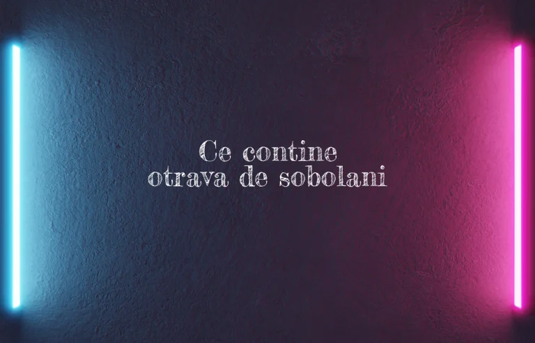 ce contine otrava de sobolani