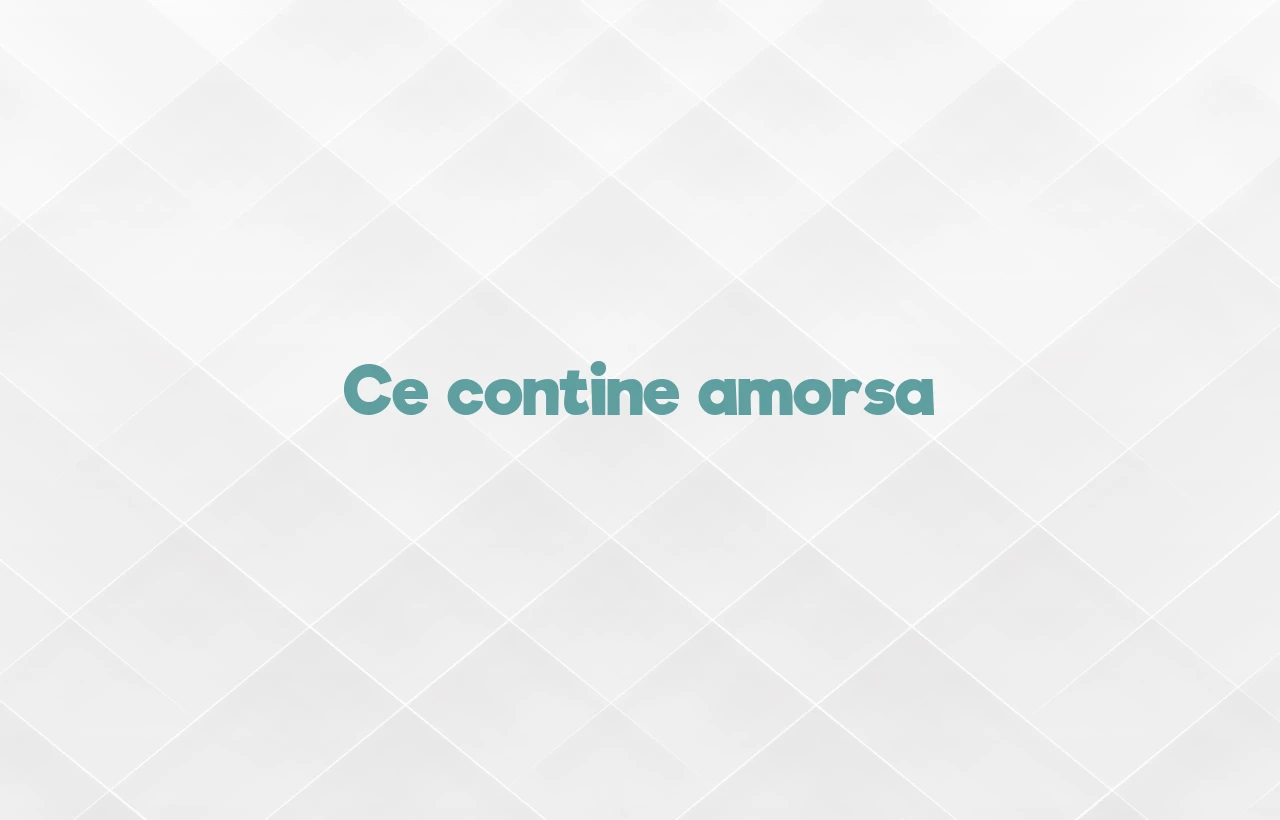 ce contine amorsa