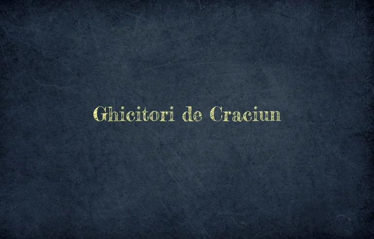ghicitori de craciun
