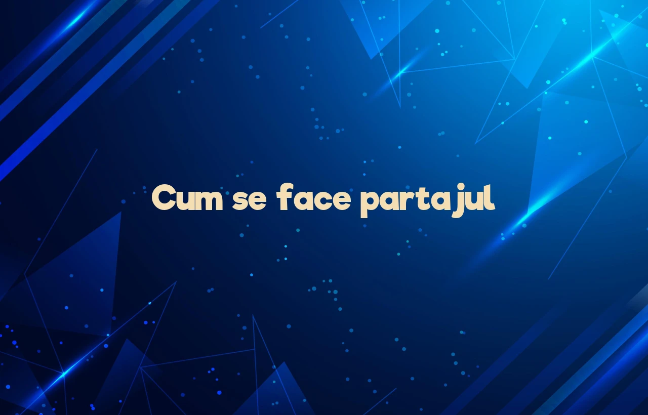 cum se face partajul