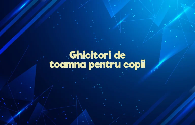 ghicitori de toamna pentru copii