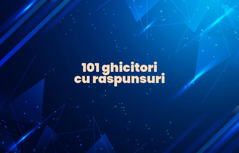 101 ghicitori raspunsuri
