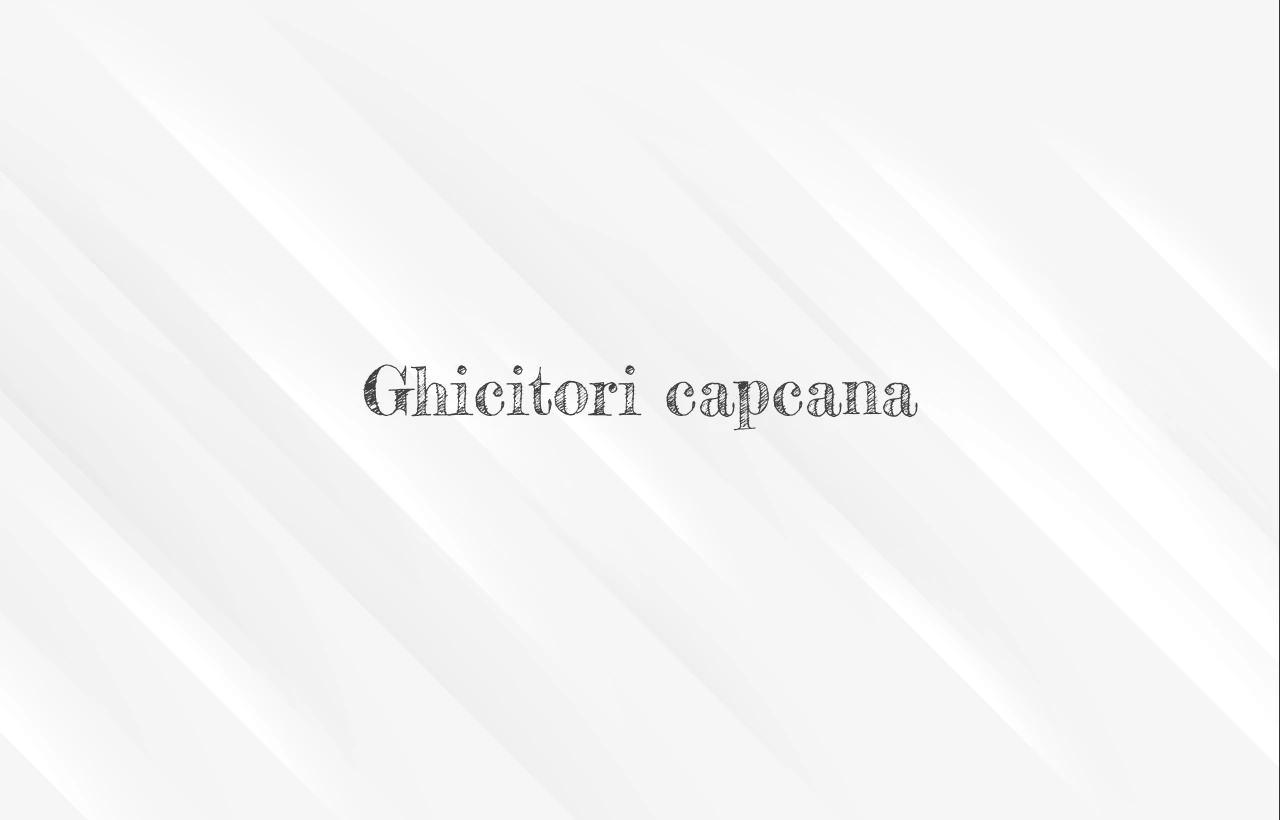 ghicitori capcana