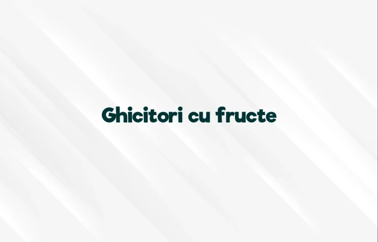 ghicitori cu fructe