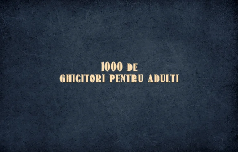 1000 de ghicitori pentru adulti