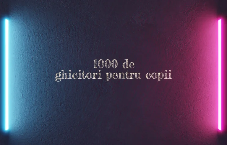 1000 de ghicitori pentru copii