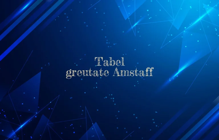 tabel greutate amstaff