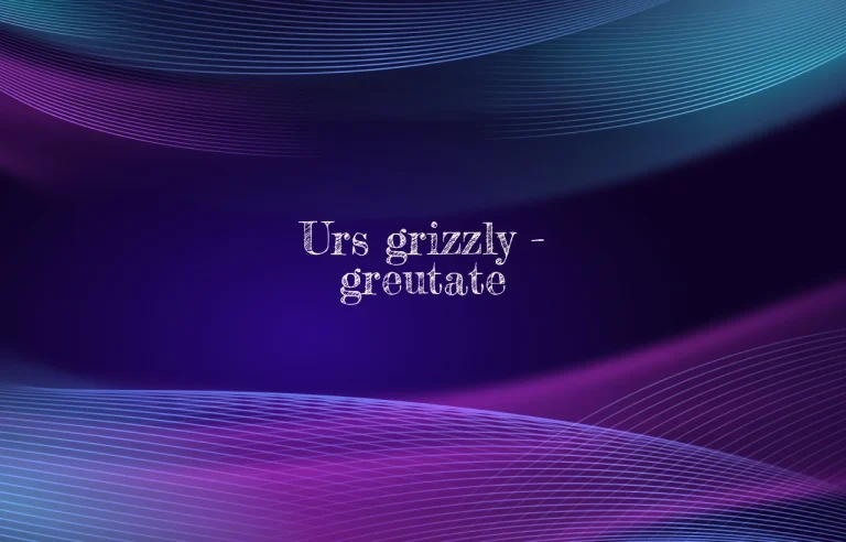 urs grizzly greutate