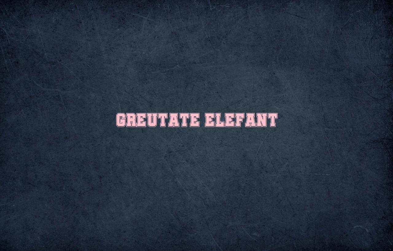 greutate elefant