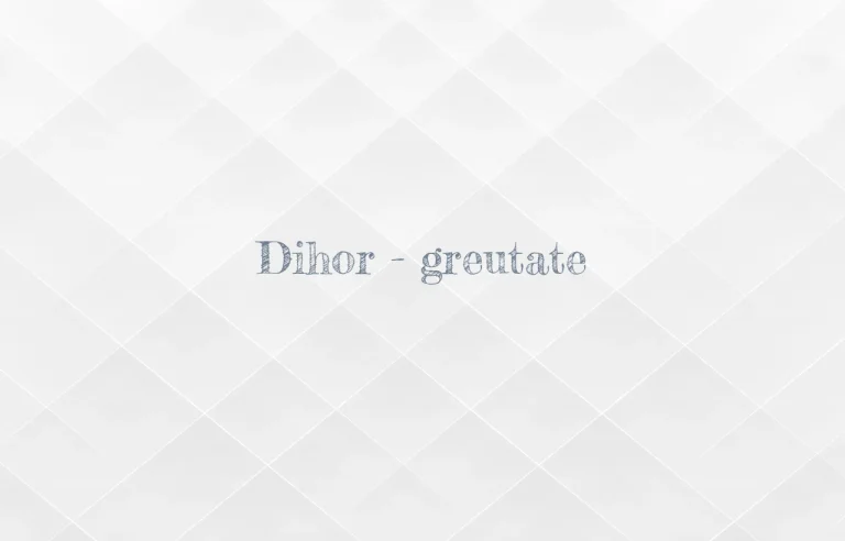dihor greutate